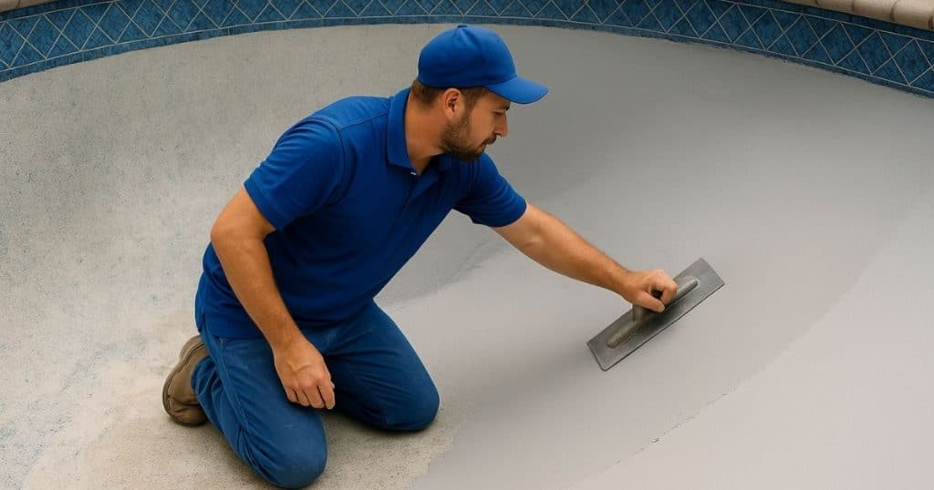 Pool resurfacing service in Tulsa
